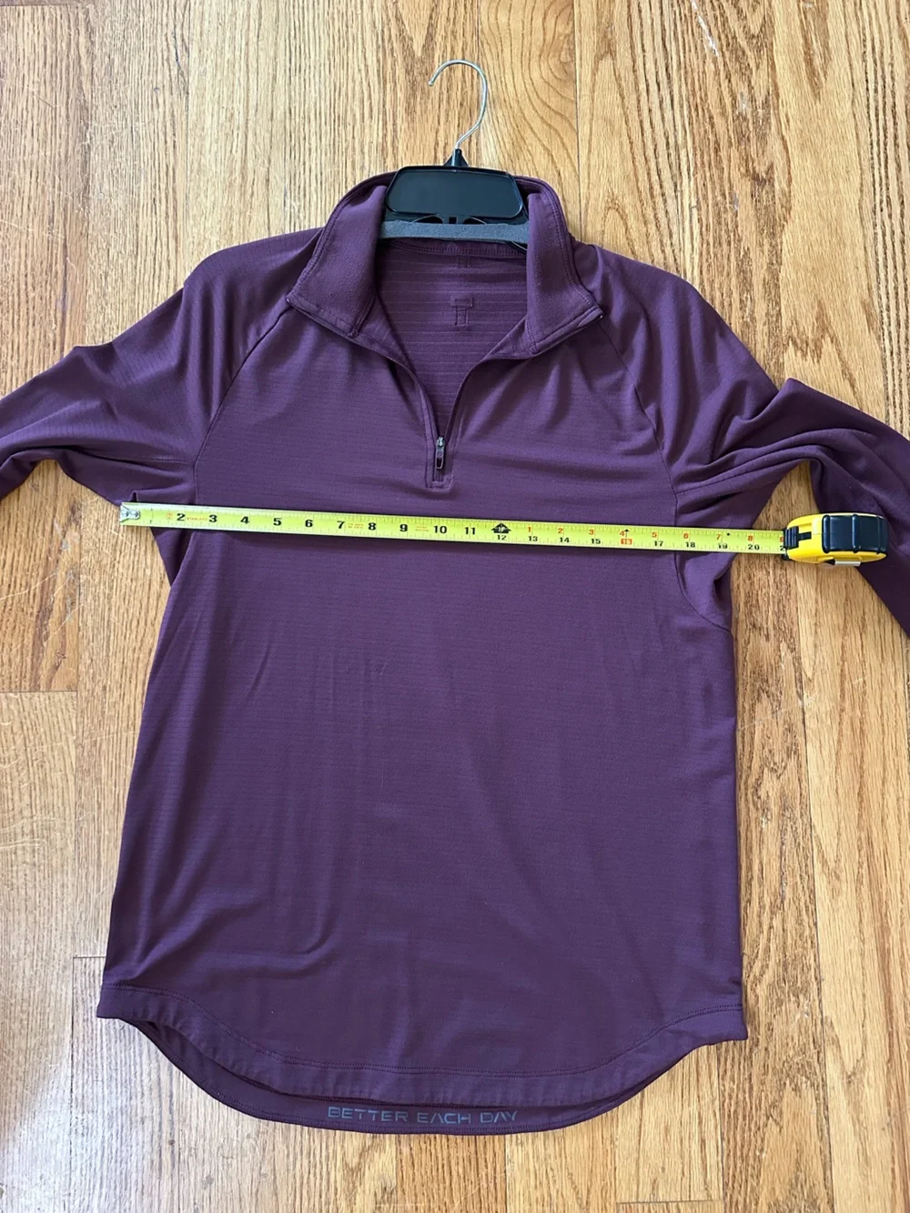 Lululemon Drysense Half Zip Pullover Burgundy Wine
